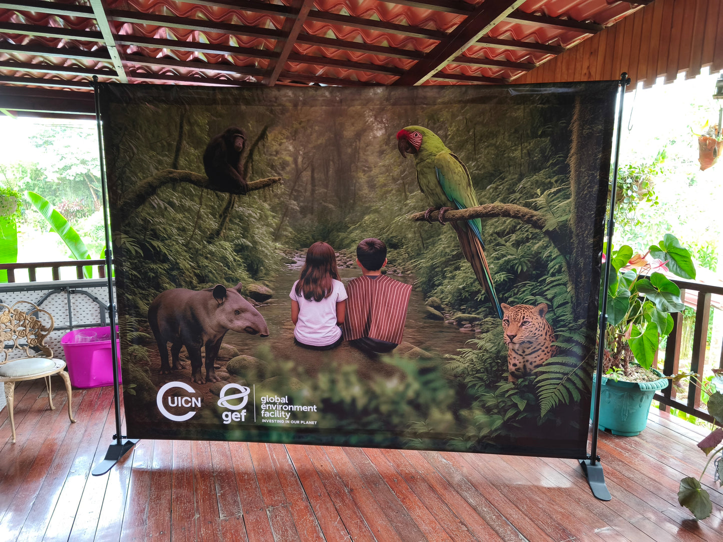 Backpanel Ajustable con lona