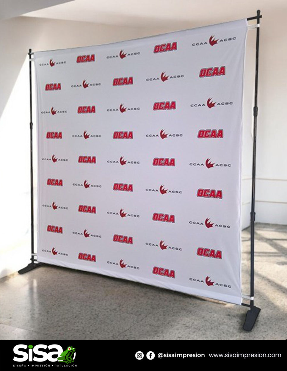 Backpanel Ajustable con lona