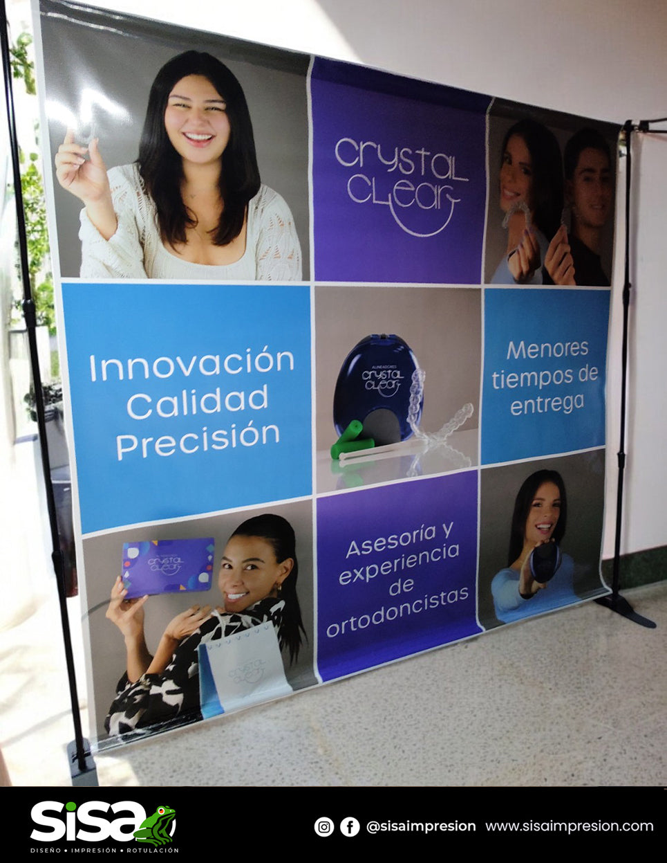 Backpanel Ajustable con lona
