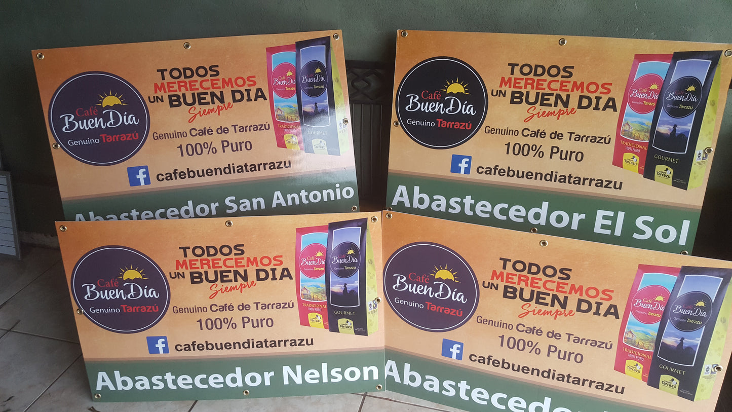 PVC con Vinil Adhesivo Personalizado