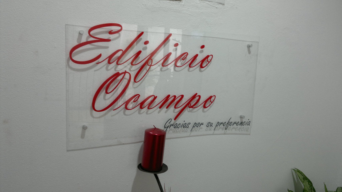 Acrilico publicitario