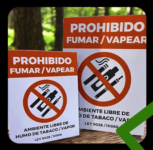 Rótulos PVC Nueva reglamentación LEY 9028