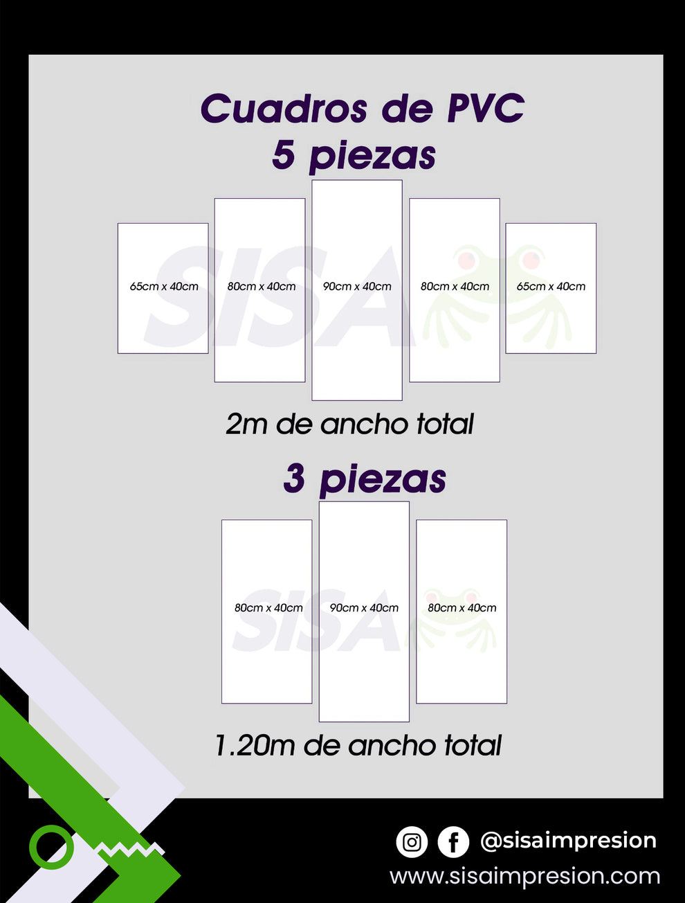 Cuadros Decorativos de PVC Personalizados – SISA IMPRESIÓN EN LINEA